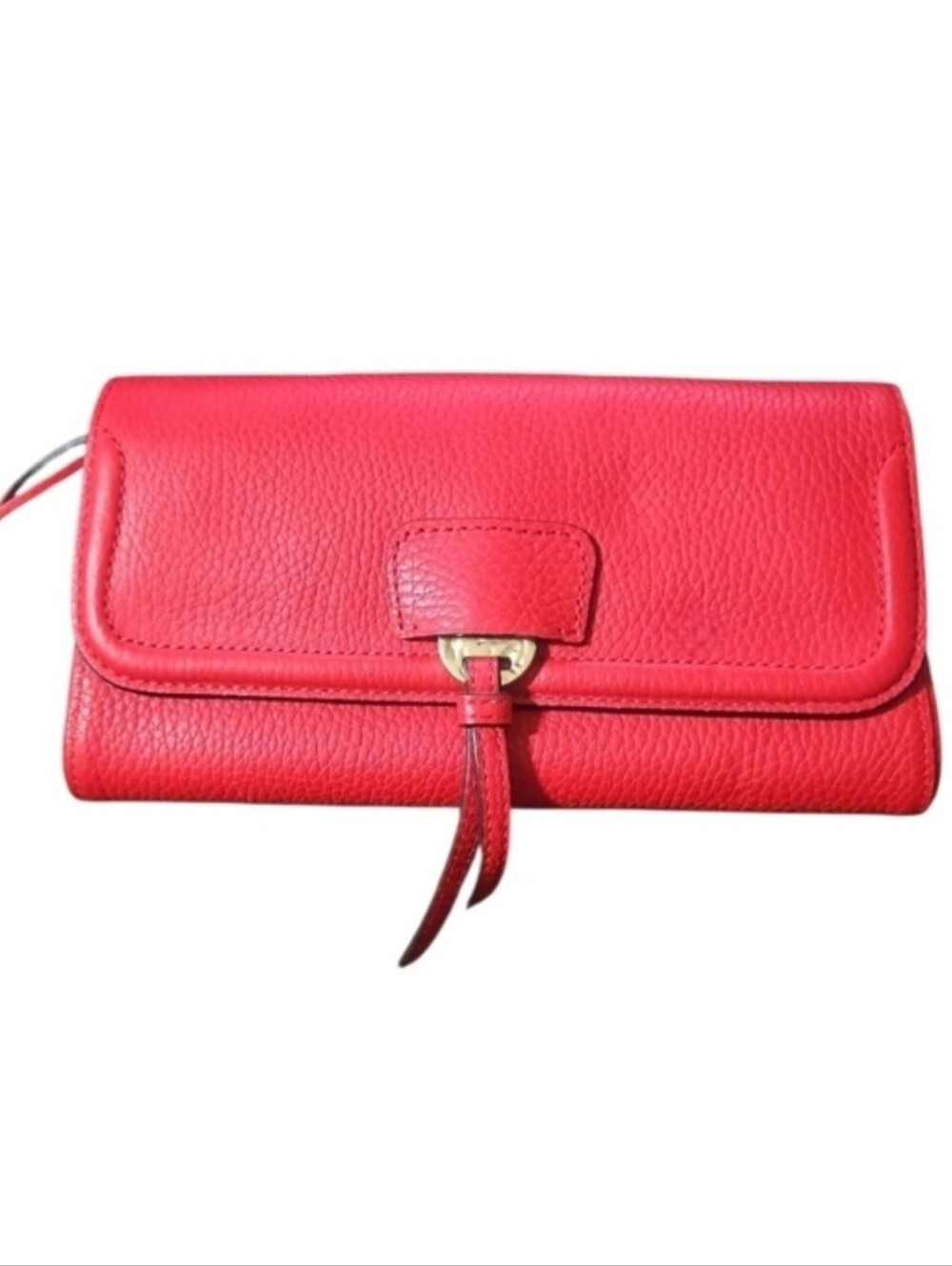 NWOT • ANNABEL INGALL | Collette Red Leather Clutch Bag / Wallet